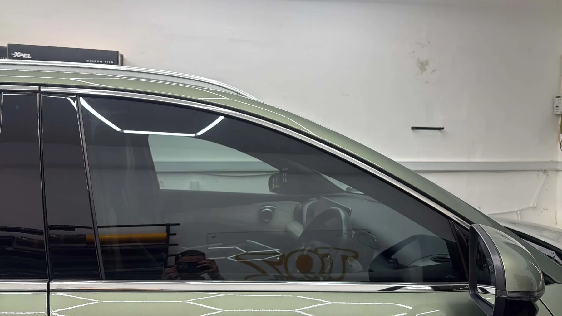 Real TozCustoms vehicle with 35% VLT tint