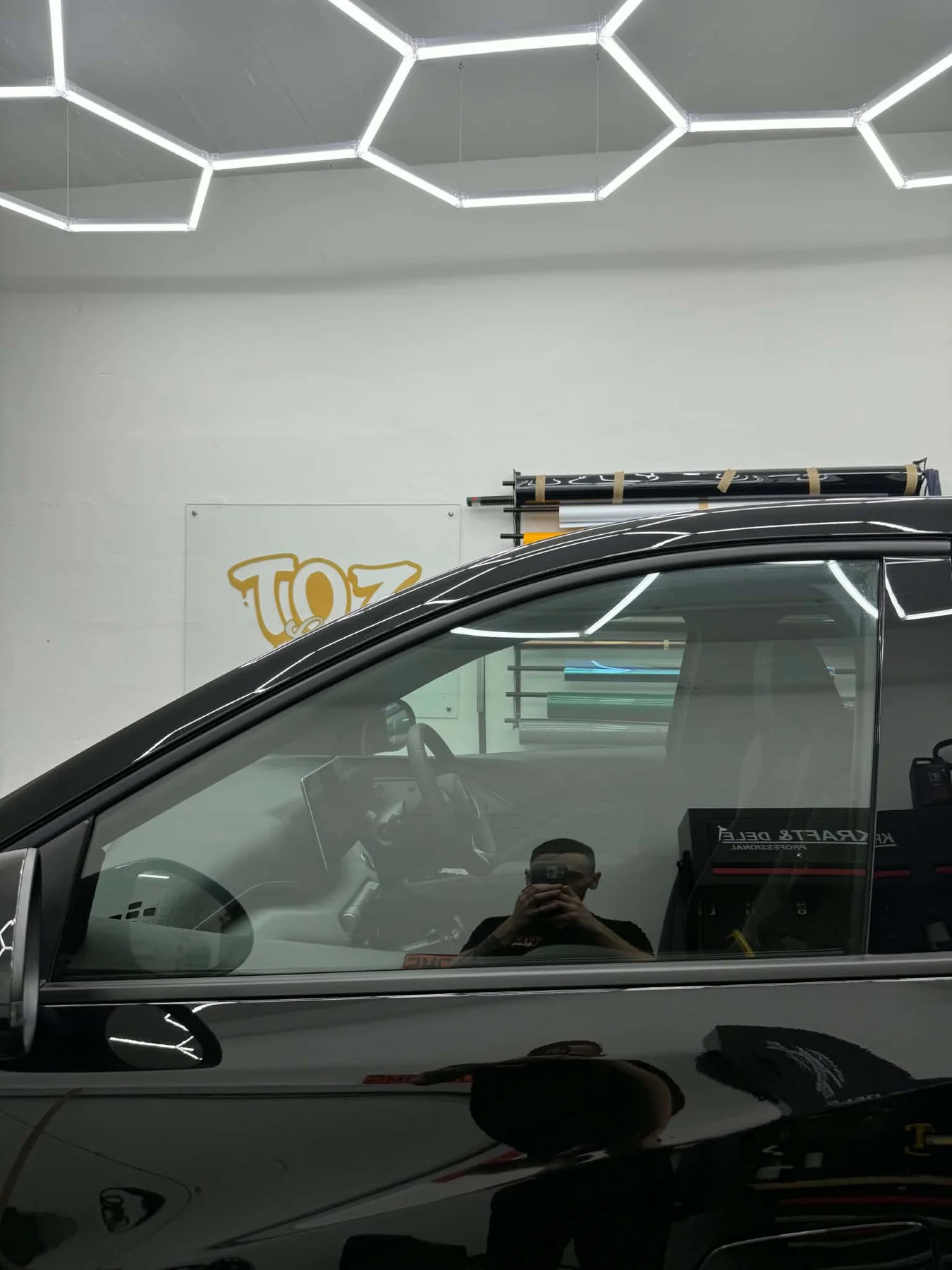 Real TozCustoms vehicle with 70% VLT tint
